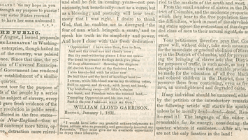 A photo showing part of an original copy of the first issue of The Liberator.