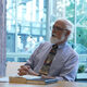 A photo of Eric Mack speaking to employees of the Cato Institute in October 2024.