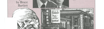 Three articles are listed, along with images. "Is there hope for finance?" by Leonard Liggio; "Carter's Memory Hole," by Bruce Bartlett; "Pornography and the Free Market," by Joan Kennedy Taylor.