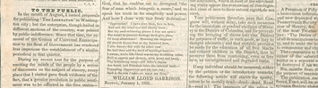 A photo showing part of an original copy of the first issue of The Liberator.