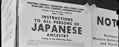Exclusion Order posted at First and Front Streets in San Francisco.